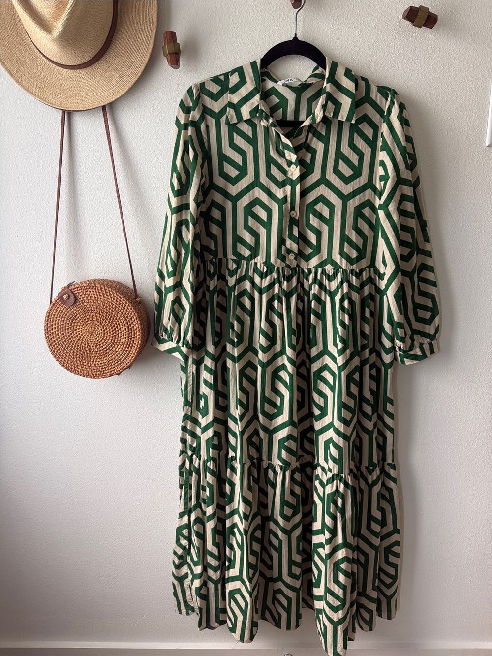 Zara tiered dress